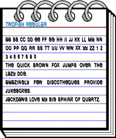 TwoFish Regular Font