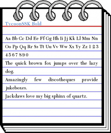 TycoonSSK Font