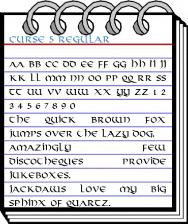 Curse 5 Font