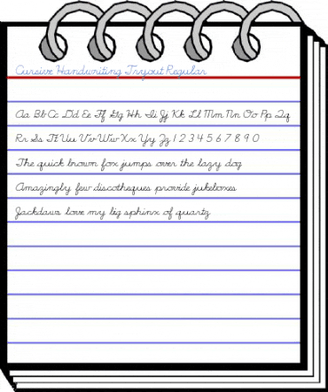 Cursive Handwriting Tryout Font