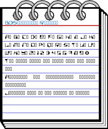 BDStereotype Regular Font