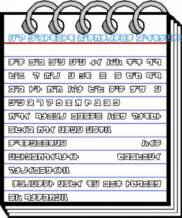 D3 Cosmism Katakana Font