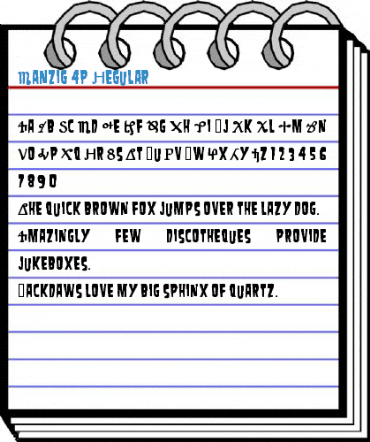 Danzig 4p Regular Font