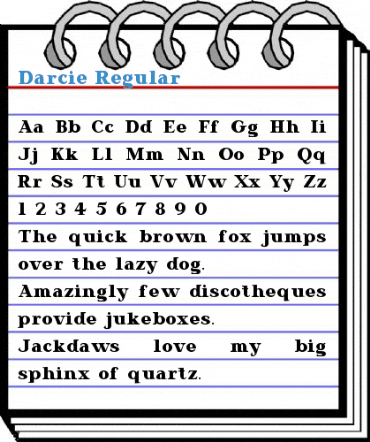 Darcie Regular Font