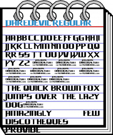 Daredevil Regular Font