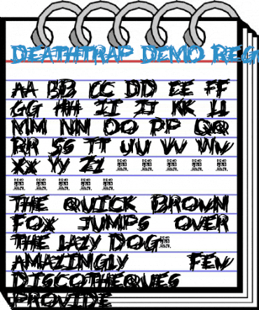 Deathtrap DEMO Font