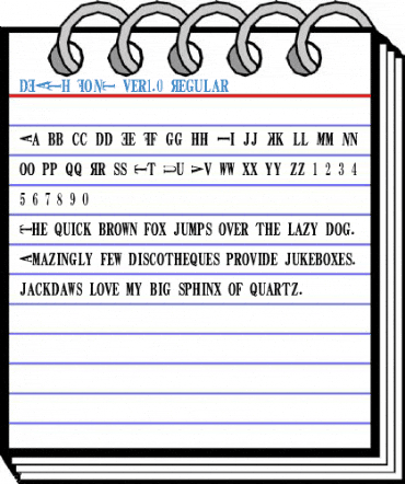 DEATH FONT ver1.0 Font