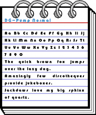 DG_Pump Normal Font