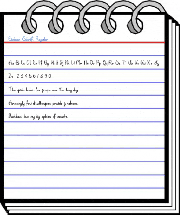 Einhorn Schrift Font