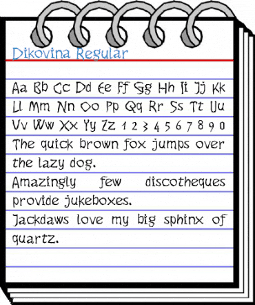 Dikovina Regular Font