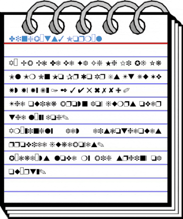 Dingbats3 Normal Font