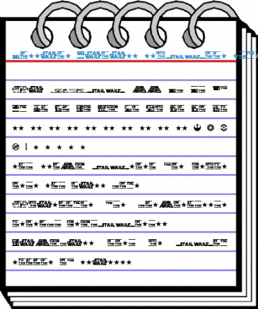 Distant Galaxy Symbols Regular Font