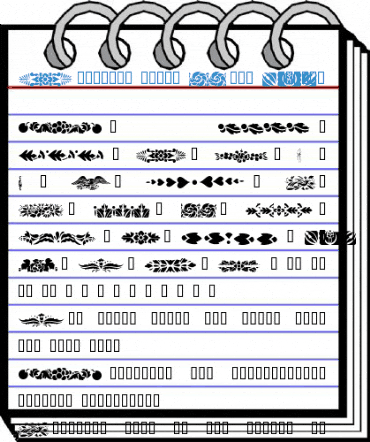 Dividers & Misc Font