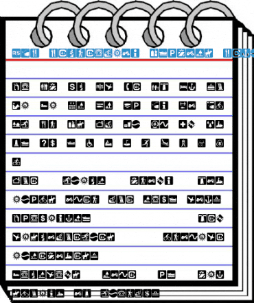 DNR Recreation Symbols Regular Font