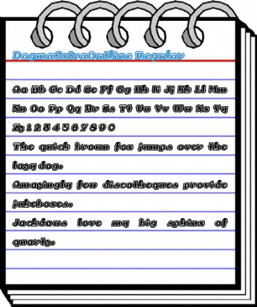 DogmaExtraOutline Regular Font