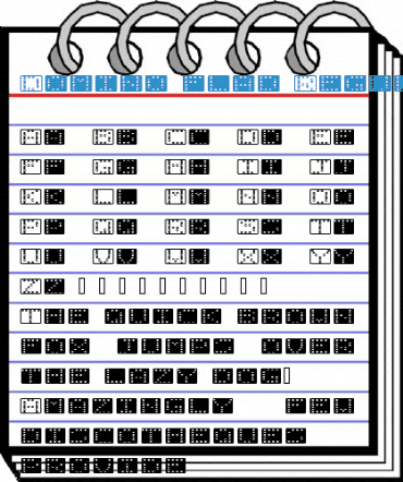 Domino flad Regular Font