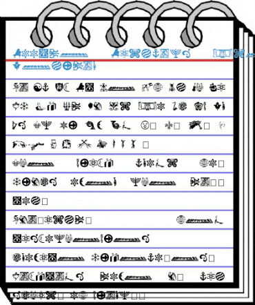 Doodle Dingbats One SSi Font