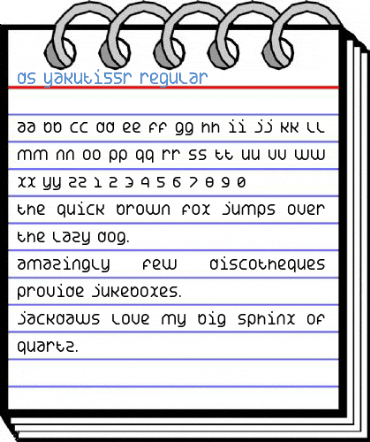 DS Yakuti55R Regular Font
