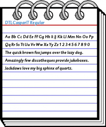 DTLCaspariT Regular Font