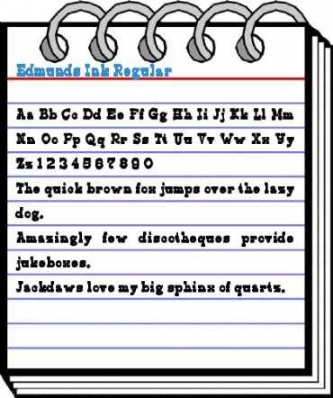 Edmunds Ink Regular Font