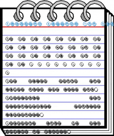 Elevator Buttons Two Regular Font