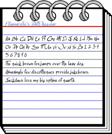 Ellianarelle's Path Regular Font