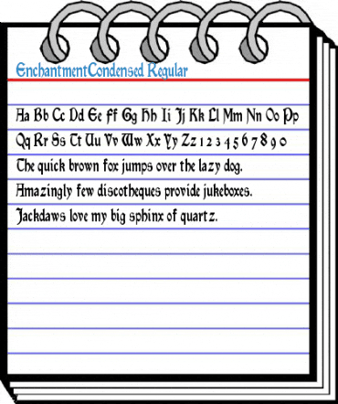 EnchantmentCondensed Font