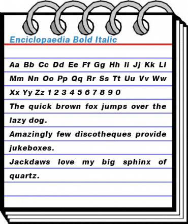 Enciclopaedia Font