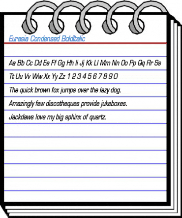 Eurasia Condensed Font
