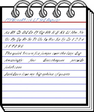 F2FBoneRbook LT Std Regular Font