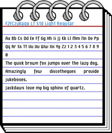 F2FCzykago LT Std Light Font