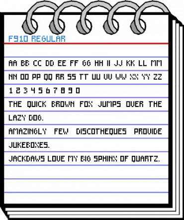 F910 Font