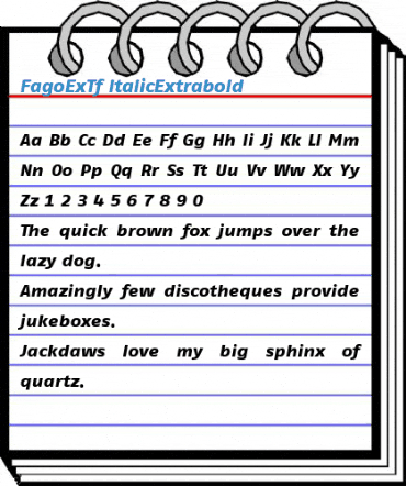 FagoExTf Font