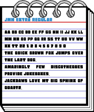 JMH EXTRA Regular Font