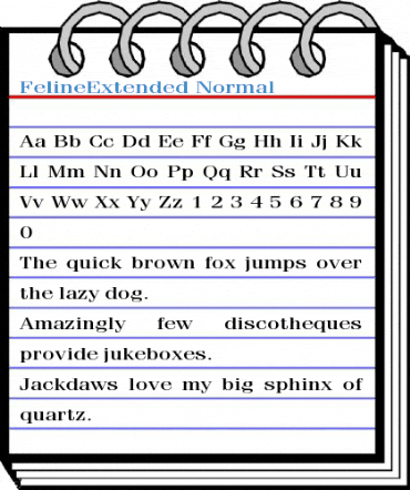 FelineExtended Normal Font