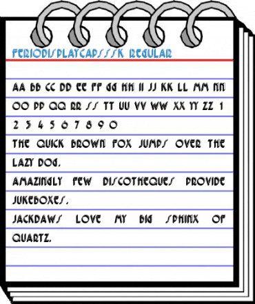 FerioDisplayCapsSSK Regular Font