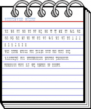 FerretsRTops Regular Font