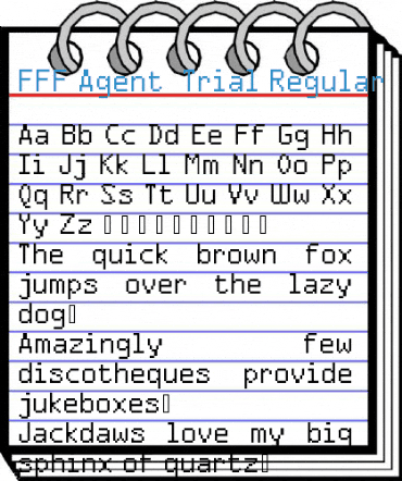 FFF Agent  Trial Regular Font