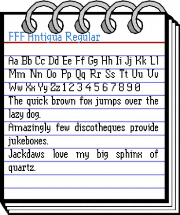 FFF Antigua Regular Font