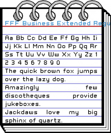 FFF Business Extended Font