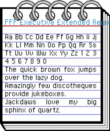 FFF Executive Extended Font