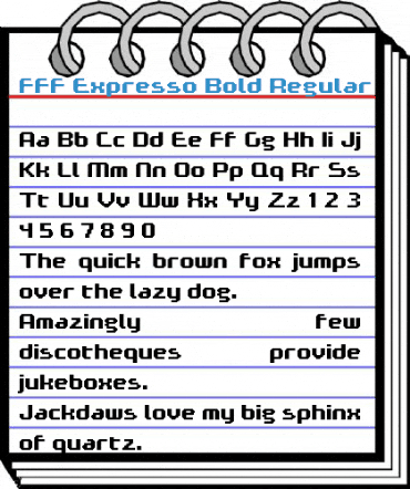 FFF Expresso Bold Regular Font