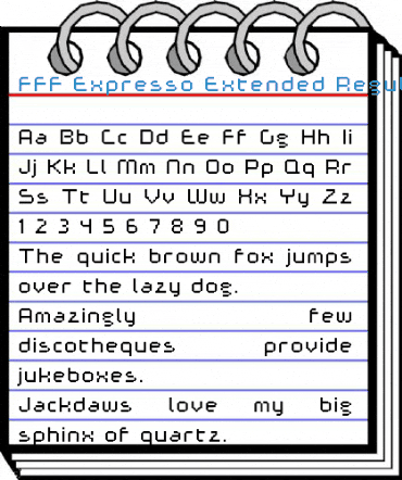 FFF Expresso Extended Font