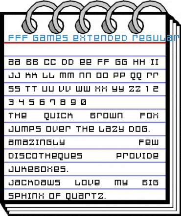 FFF Games Extended Font