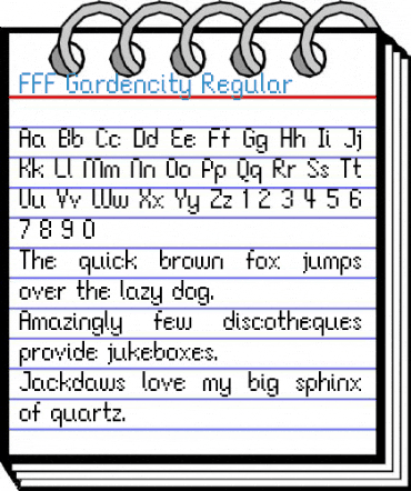 FFF Gardencity Regular Font