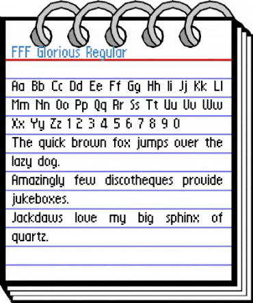 FFF Glorious Font