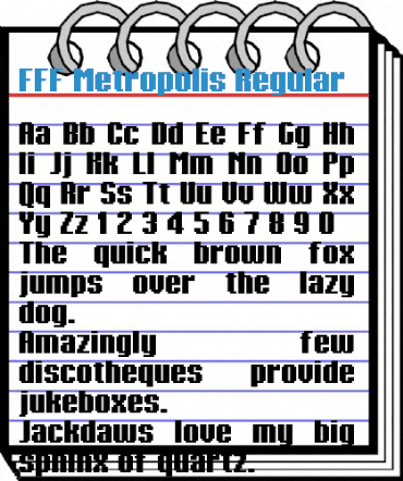 FFF Metropolis Font