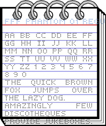 FFF Phantom 01 Regular Font