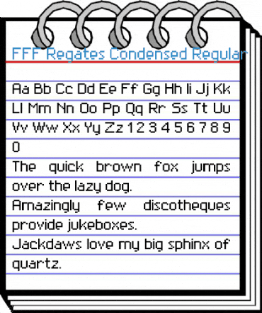 FFF Regates Condensed Font