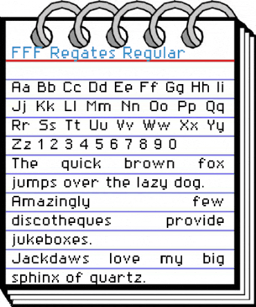 FFF Regates Regular Font